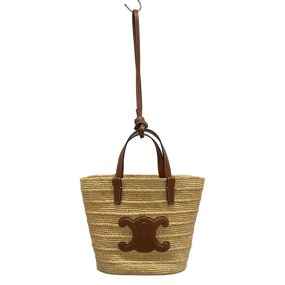 Celine Teen Supple CELINE Classic Pannier Shoulder Bag 115802FF7.04LU Raffia